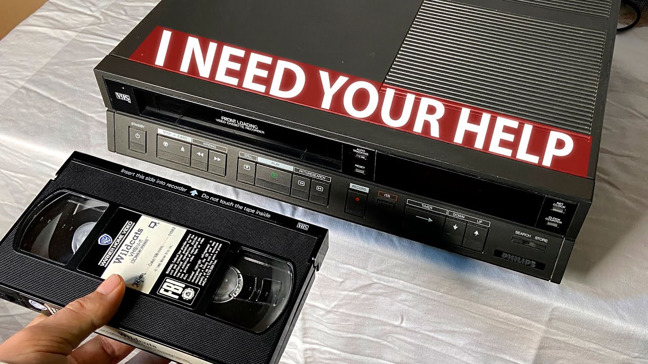 This VCR hasn't been cleaned in 25 years. I NEED YOUR HELP | Philips VR6460