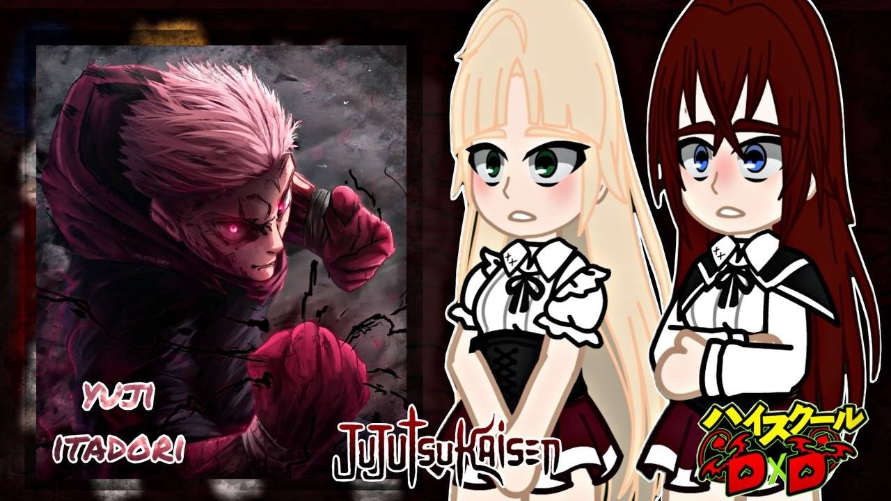 High School DxD React to Issei as Itadori Yuji | Jujutsu Kaisen | Gacha React |