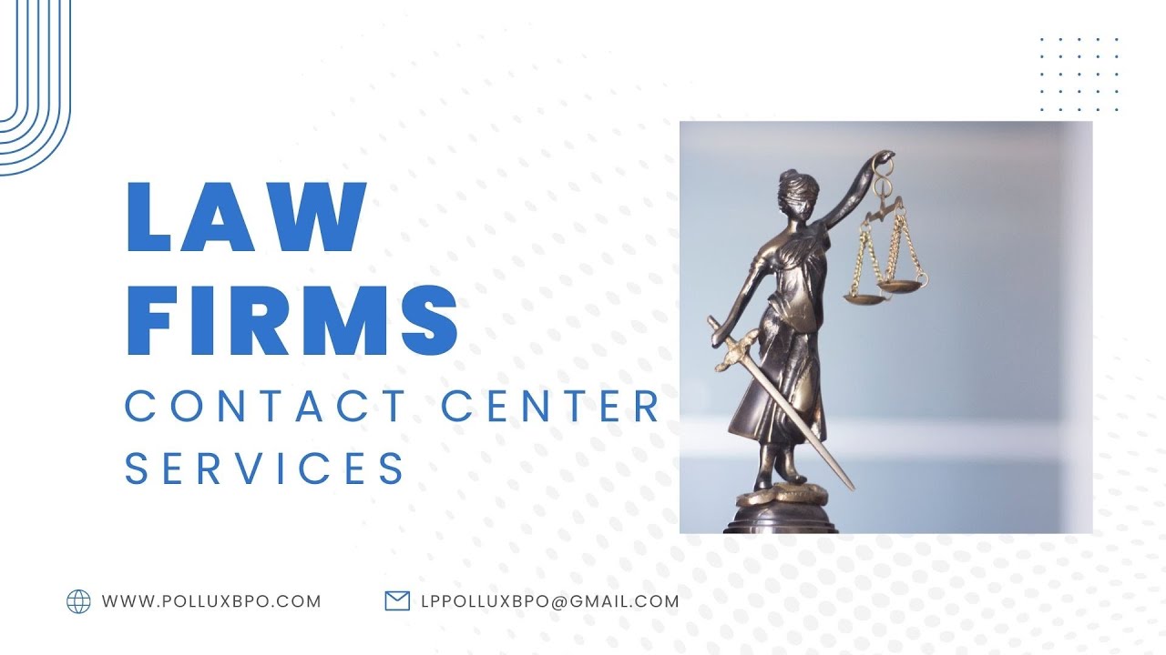 Contact Center services and outsourcing for Law Firms and attorneys.
