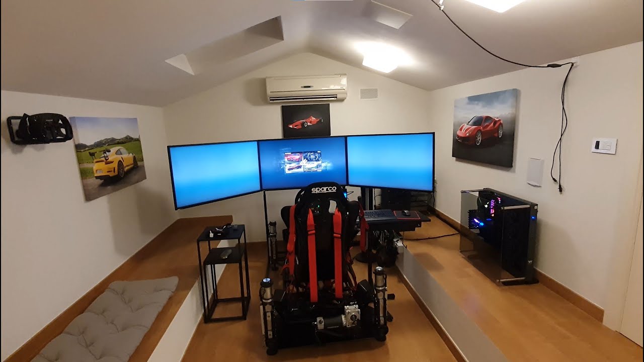 Simulatore dinamico 'Ragnetto' 7 Motori  - Simulator Giantruck 4k