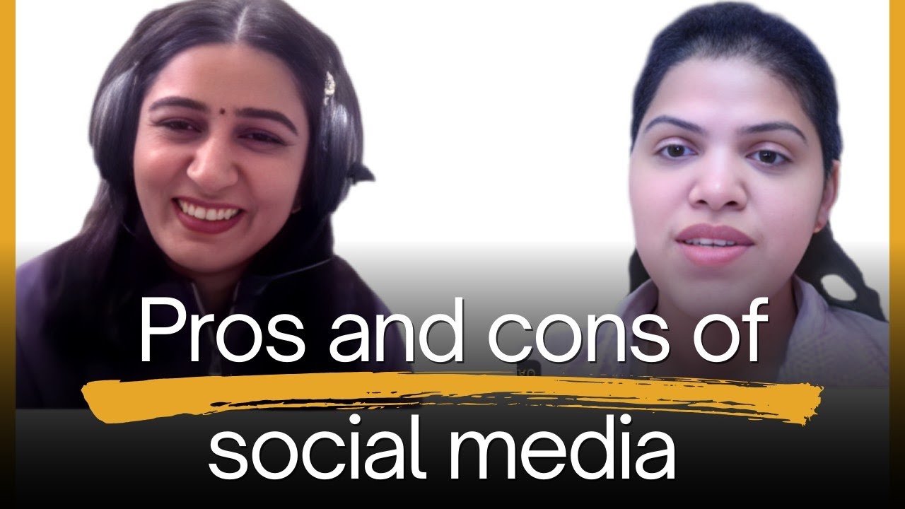 ⭐ Pros and Cons of Social Media | Spoken English ⭐