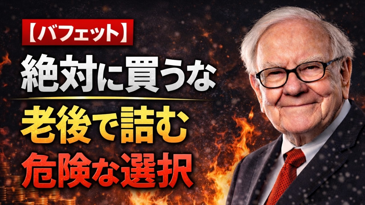 【バフェット】老後で資産が残らない人の共通点　一生お金に困る使い方