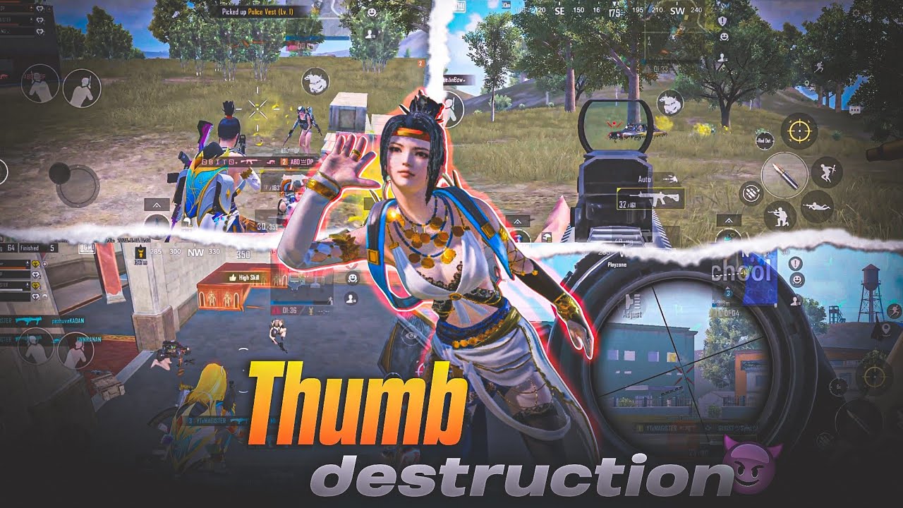 power of Thumb player 🔱 ||BGMI GAMEPLAY||