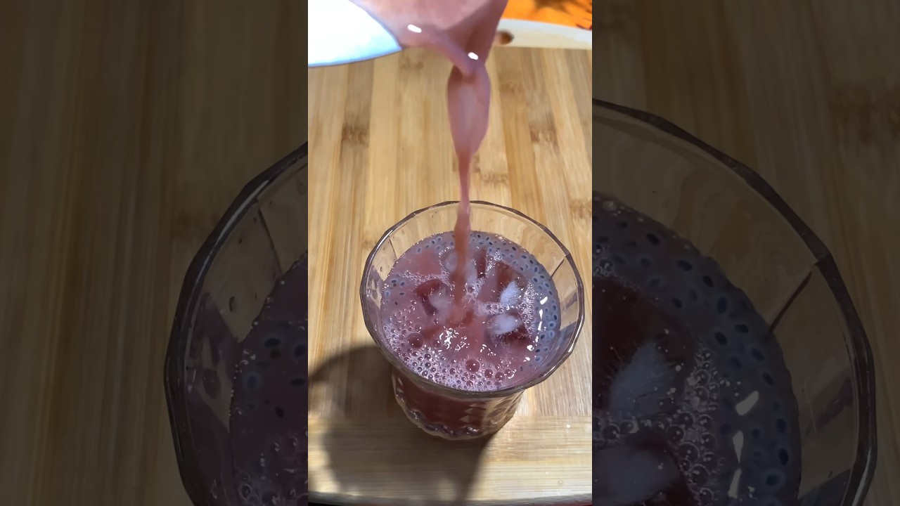 Grape punch sarbat. quick and easy recipe 🍇