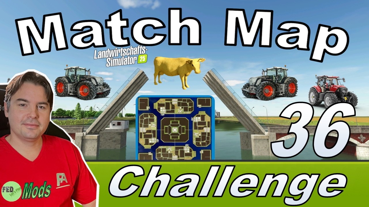 LS25 Match Map Challenge #36 Die Tage vergehen viel zu schnell #ls25 #fs25 #farmingSimulator25