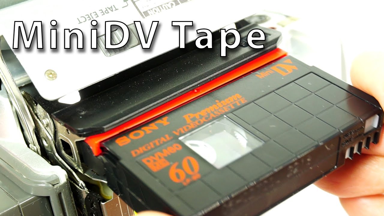 How To Insert MiniDV Tape Into The Camcorder