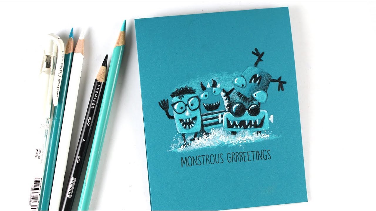 Monsters in the Mist: Colored Pencil Coloring with Sandy Allnock
