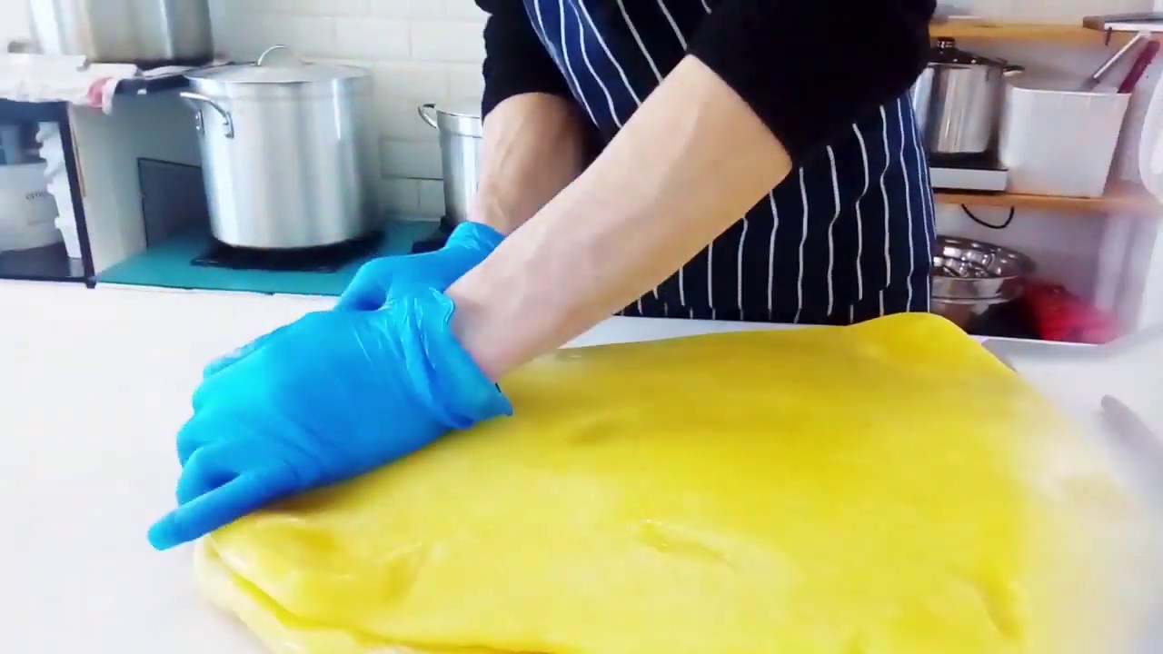 Making Lemon Sherbets Victorian Candy Sweets with an Antique Drop Roller....     2X Speed!!