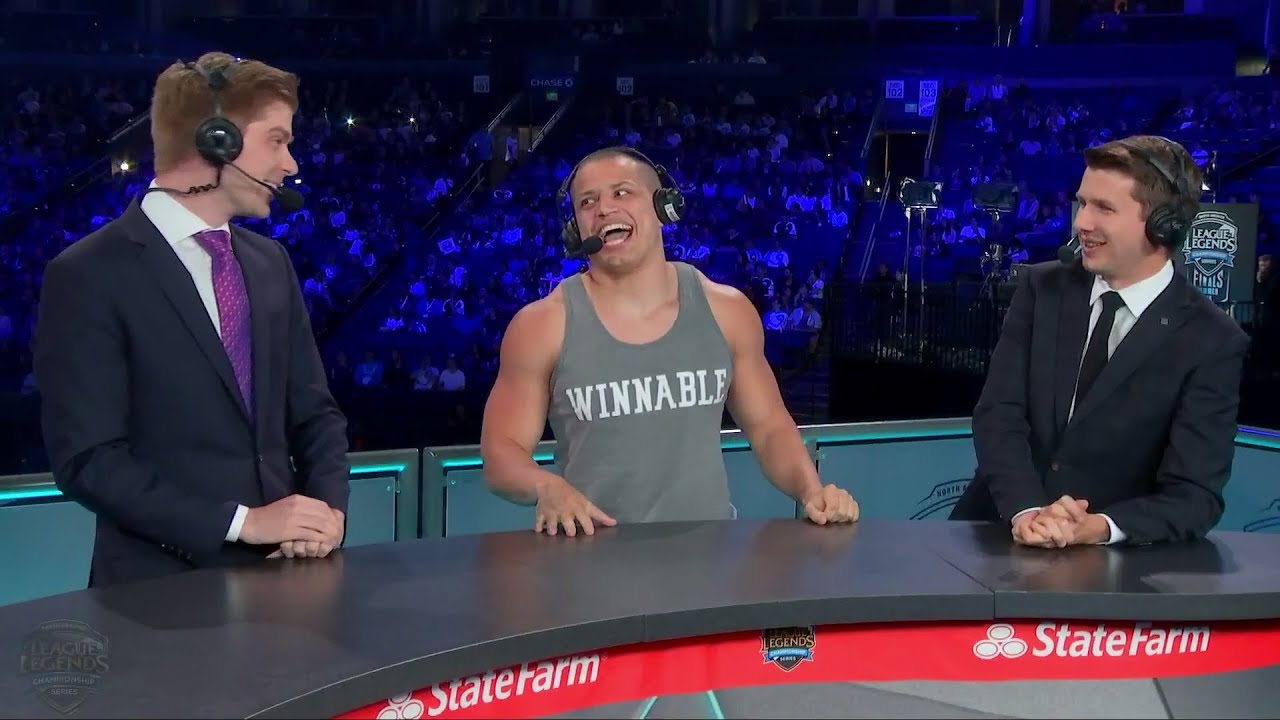 Tyler1 on the Analyst Desk NALCS Summer Finals 2018