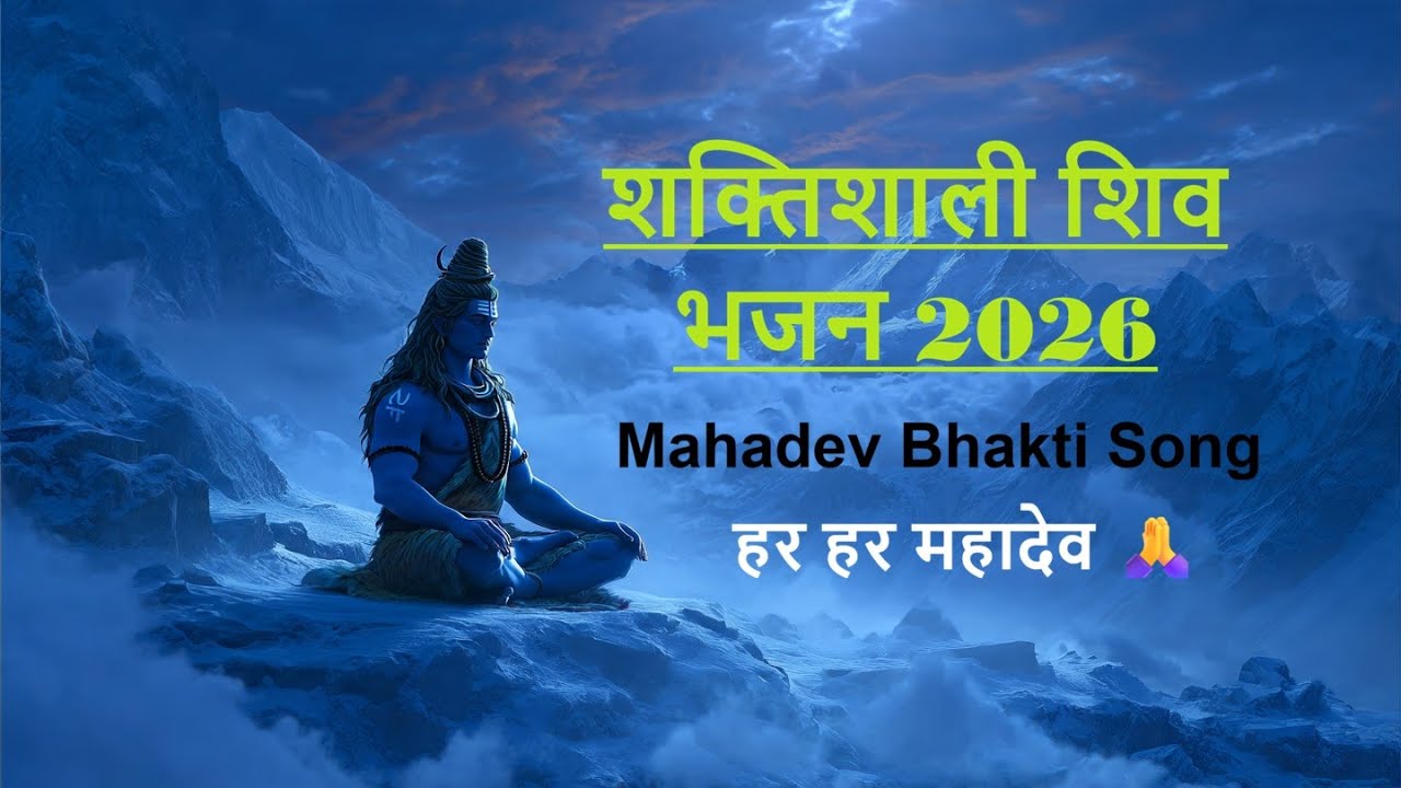 हर हर महादेव | शक्तिशाली शिव भजन 2026 | Mahadev Bhakti Song | Shiv Shankar Bhajan