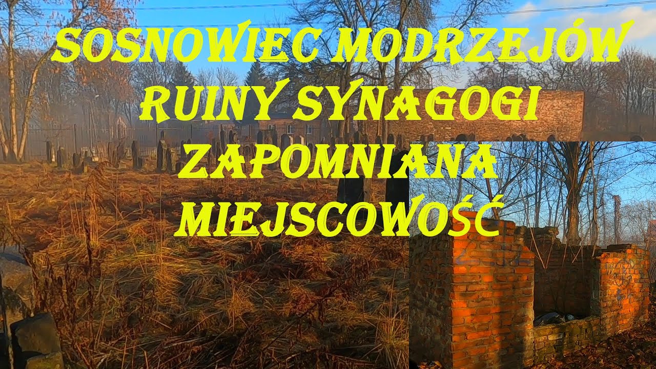 Sosnowiec Modrzejów Ruiny Synagogi Zapomniana Miejscowość