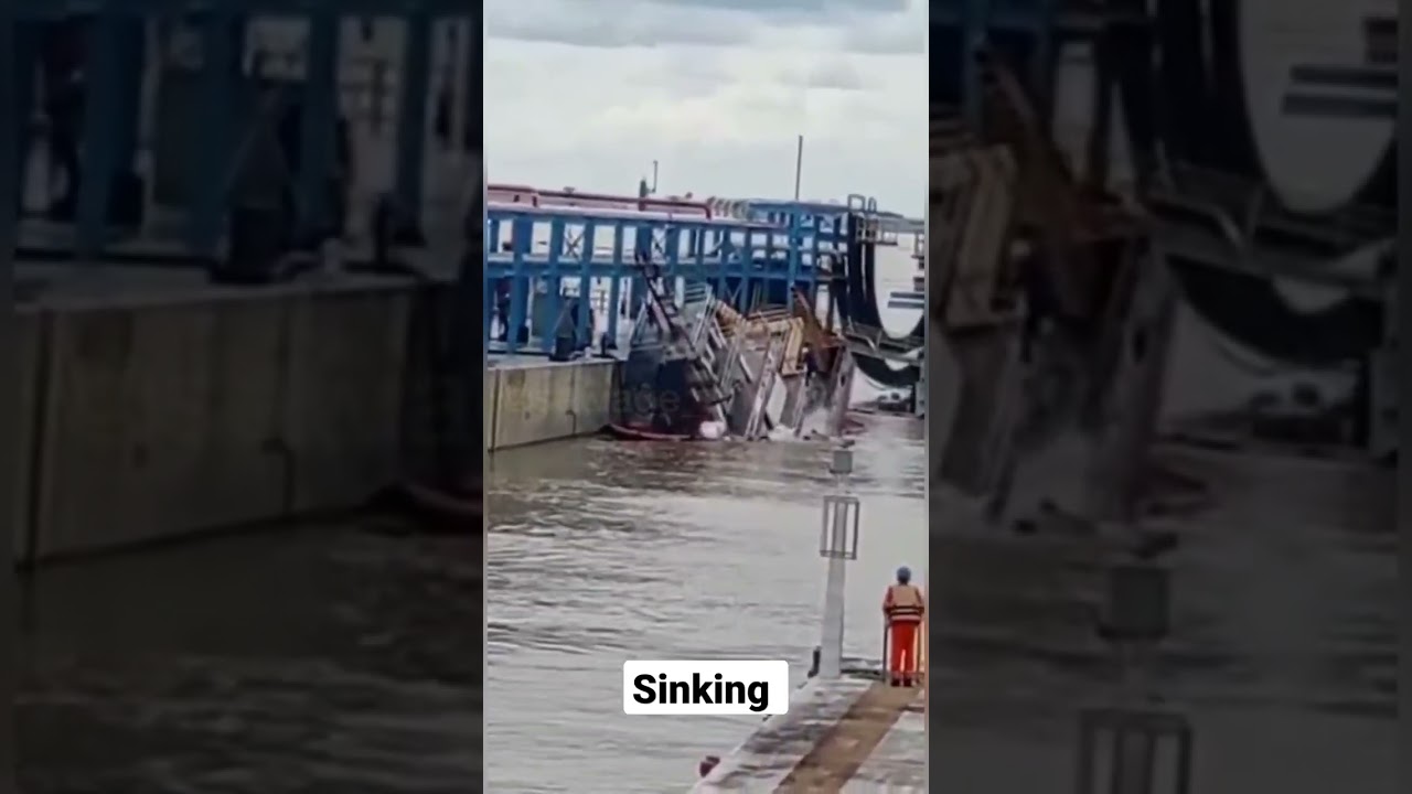 A tugboat sank and spilt oil in the Amazon River on March 15, 2023.