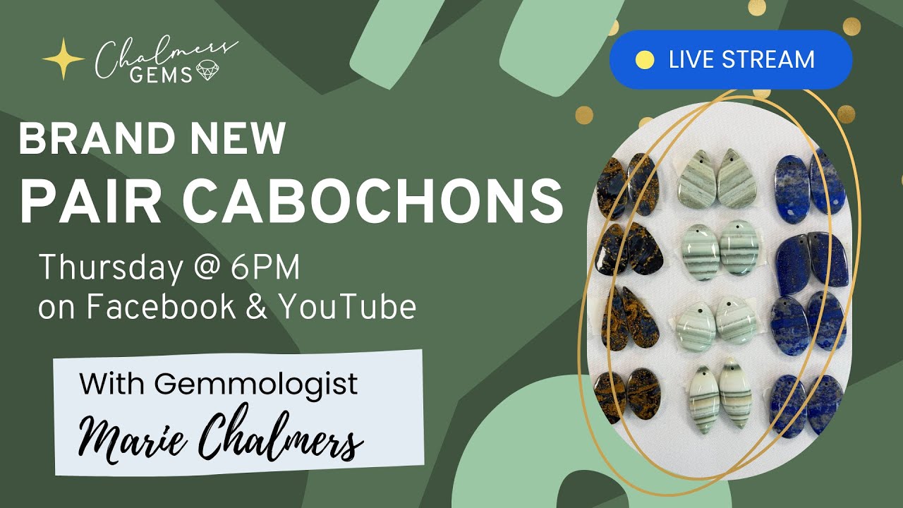 Brand New Gemstone Cabochon Pairs Live Sale!