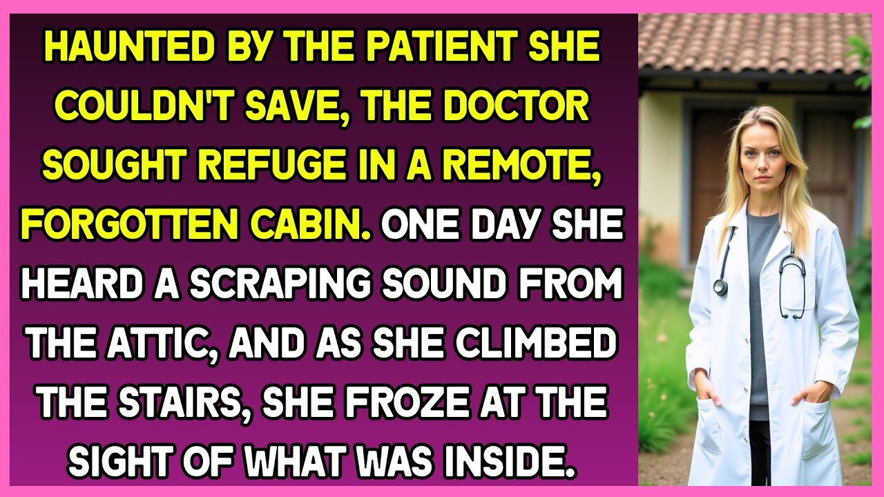 After patient's death, doctor fled to middle of nowhere. But when she heard strange noise in attic..