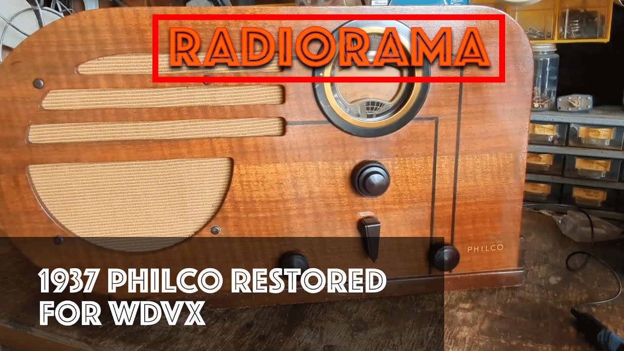 Restoring a 1937 Philco for WDVX