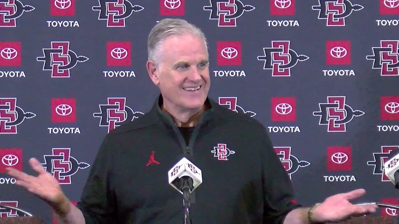 SDSU MEN'S HOOPS: DUTCHER, DAVIS & SIMMONS POST GAME VS. UTAH VALLEY - DEC 3, 2025