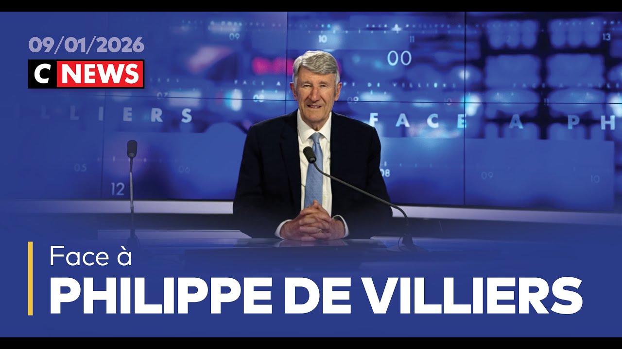 Face à Philippe de Villiers / 9 janvier 2026 (CNews)