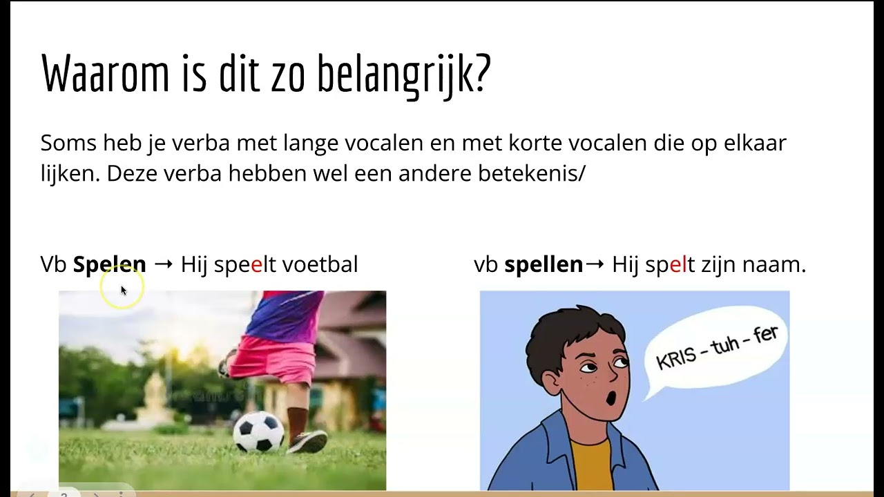 Verba met lange vocalen  Hoe vervoegen we deze verba