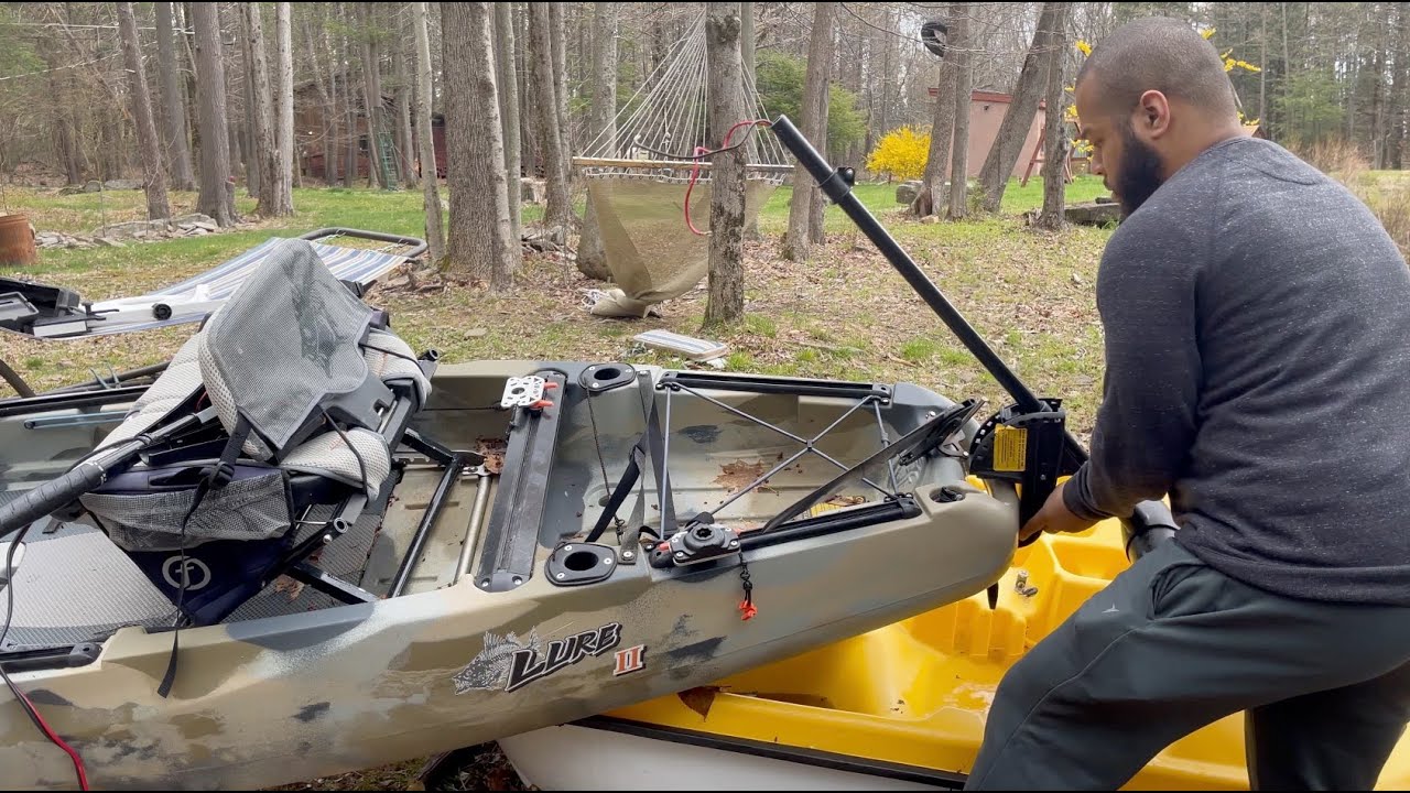 Kayak motor installation | Best tandem kayak ever | Feel free lure 2