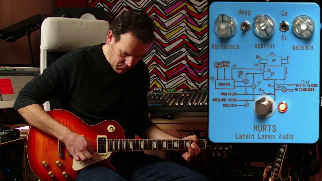 Latent Lemon Audio Hurts Pedal guitar demo - Harmonic Percolator