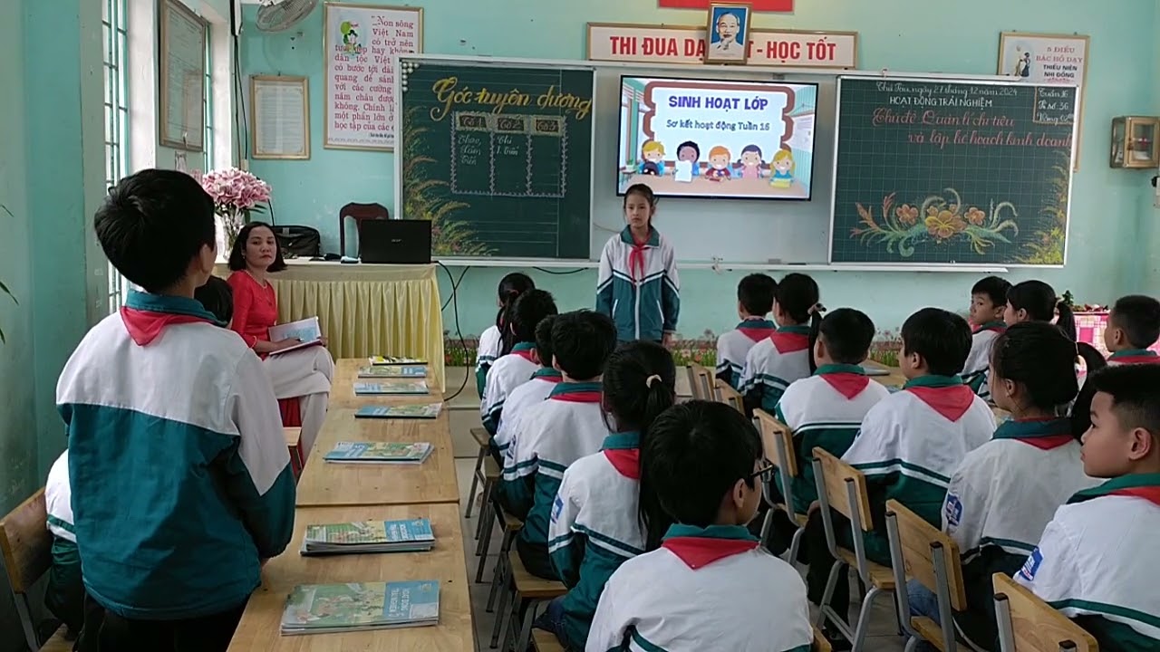 Hoạt động trải nghiệm lớp 5 tuần 16 tiết 3 II Sinh hoạt lớp lập kế hoạch kinh doanh của Lớp