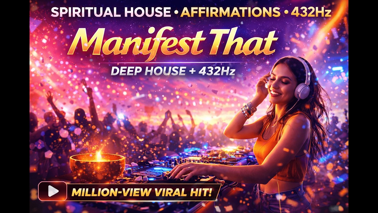 Manifest That ✨ | Spiritual House Affirmations |Manifestation Music