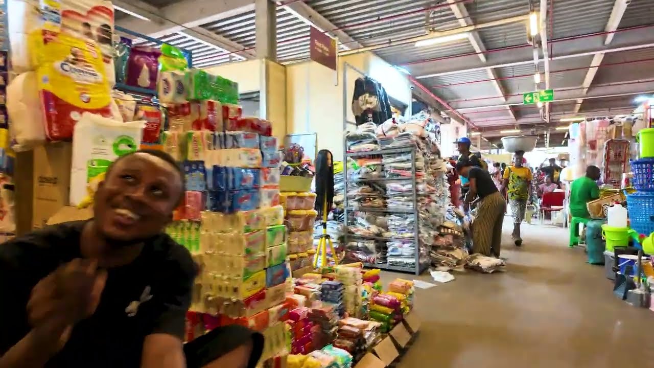 BIGGEST indoor Africa market Kumasi Kejetia