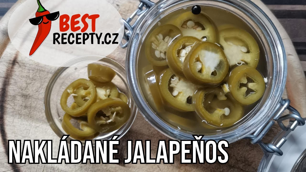 NAKLÁDANÉ JALAPEŇOS🌶STERILOVANÉ PAPRIČKY V NÁLEVU
