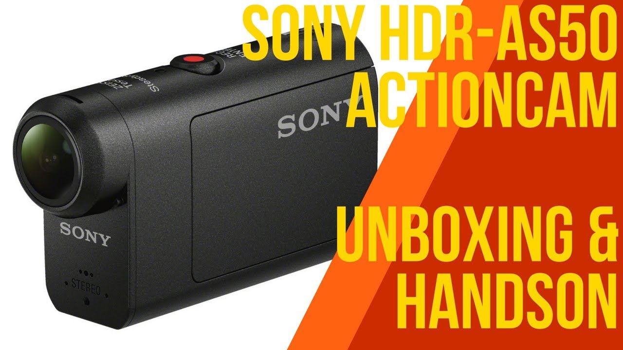 Sony HDR-AS50 Actioncam - UNBOXiNG & HANDSON - Deutsch