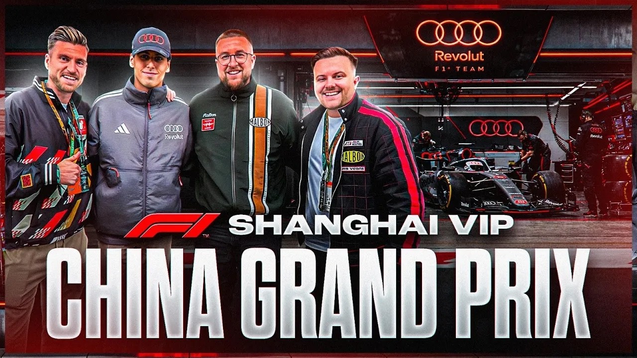 Wir TREFFEN die AUDI F1 FAHRER 😨😍 F1 China VIP Paddock Club VLOG 🔥