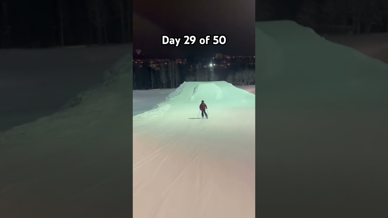 Ночное катание на лыжах в Брентбергете#freeski #jespert #viral #shorts #foryou #br&auml;ntberget #720 ...