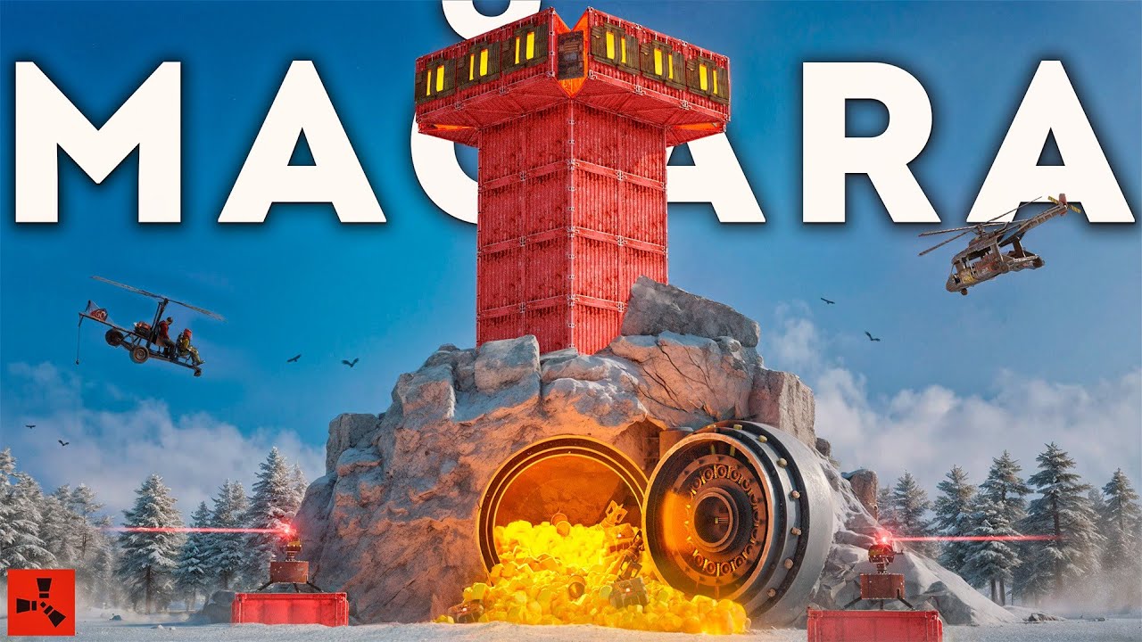 24 SAAT BOYUNCA RAİD YEMESİ İMKANSIZ OTOMATİK MAĞARA EVİNDE YAŞAMAK!!! I Rust Türkçe