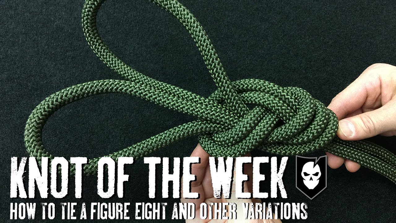 How to Tie a Figure-8, Threaded Figure-8 and Figure-8 on a Bight - ITS Knot of the Week HD
