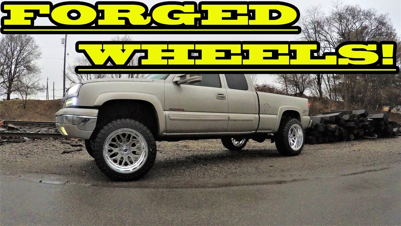 Installing My 22x12 FUEL FORGED Wheels!!