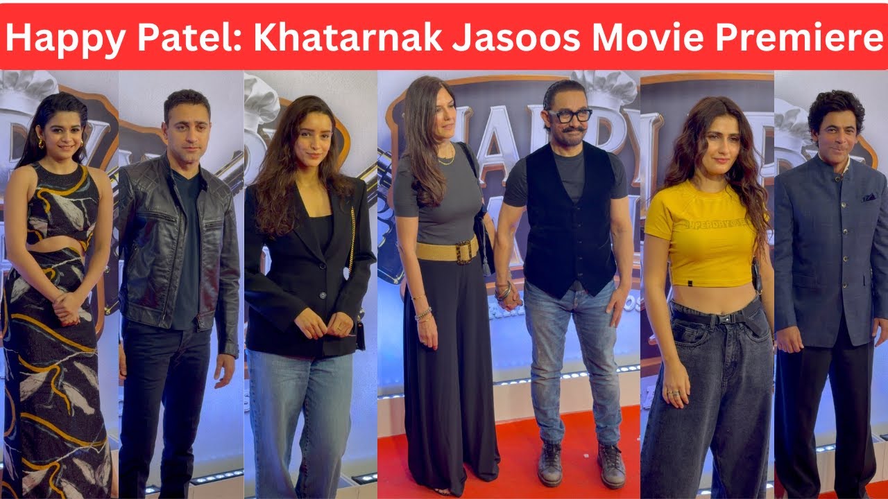 Happy Patel: Khatarnak Jasoos Movie Premiere #bollywood