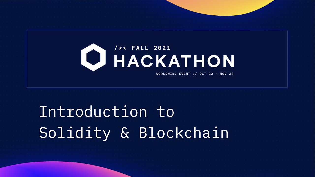 Chainlink Hackathon: Intro to Solidity & Blockchain
