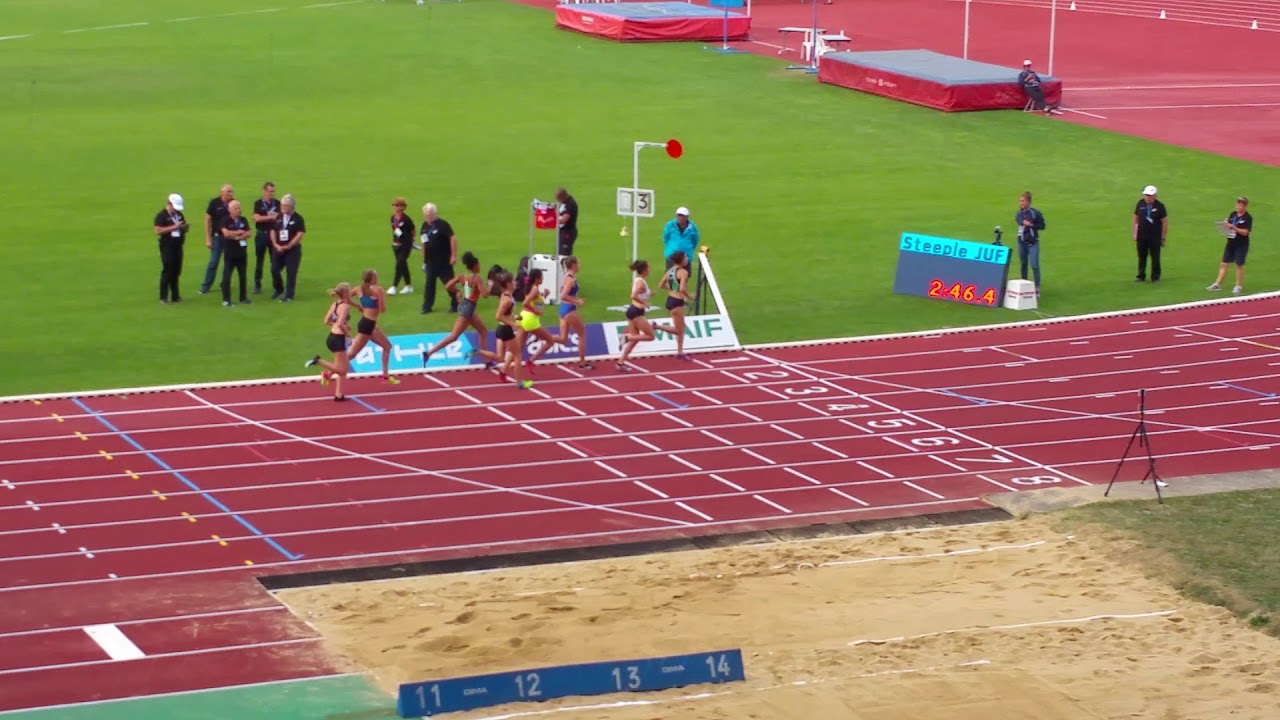 Championnat de France 2000m steeple JUF Bondoufle 2018