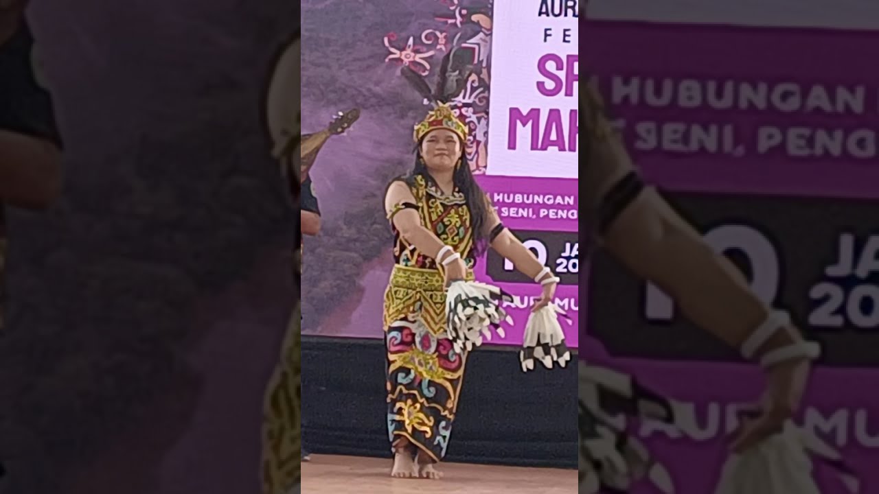 Ngajat Letto Dance Dayak Kenyah 