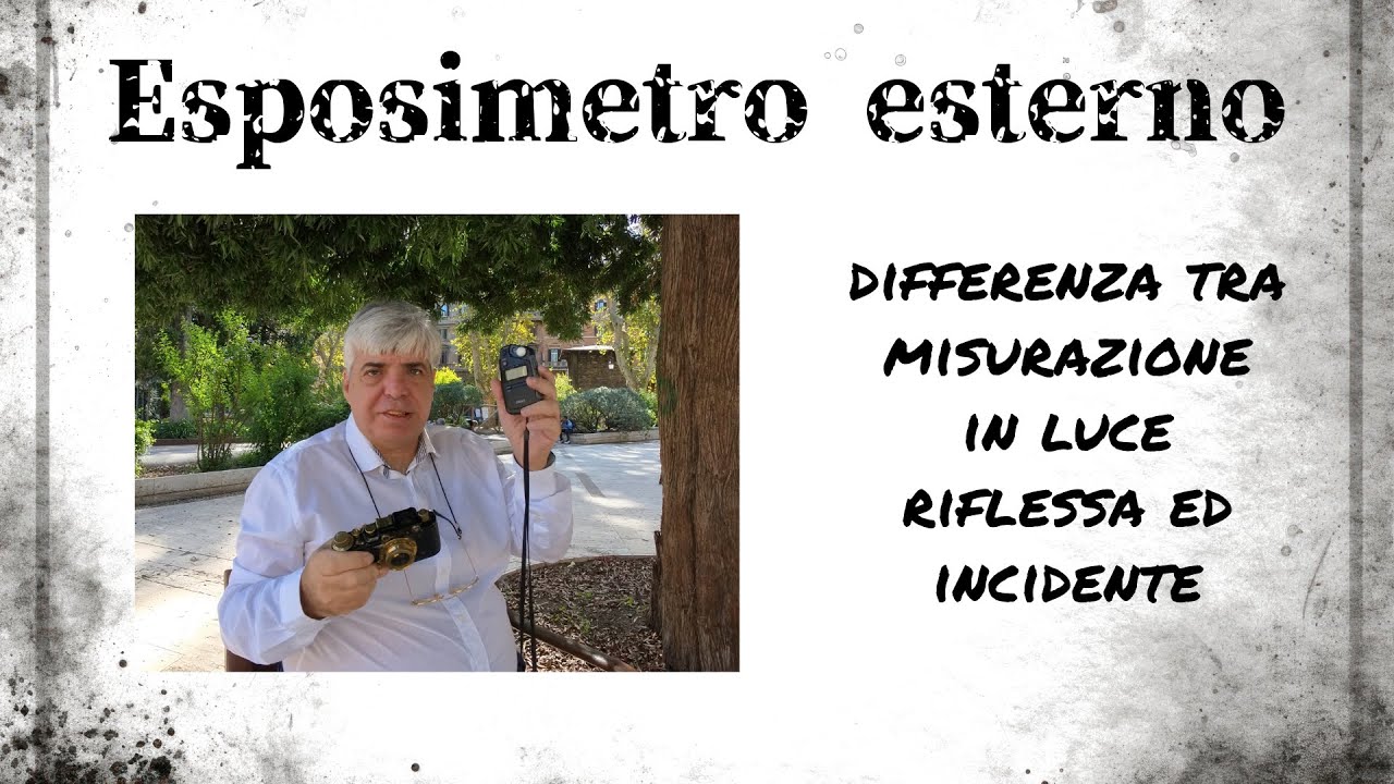 come misurare la luce riflessa ed incidente con esposimetro esterno