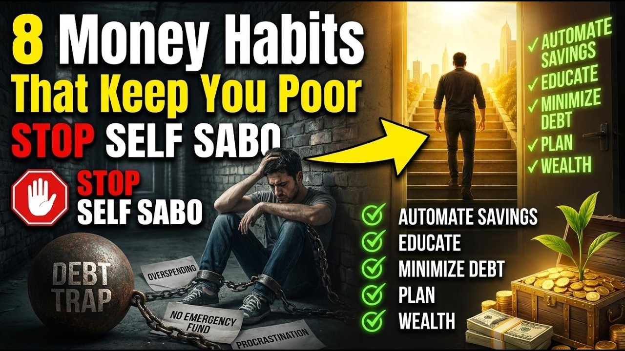 ​8 Money Habits That Keep You Poor STOP SELF SABO | Capital Compass