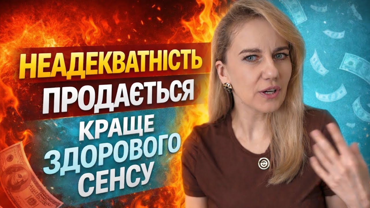 ЧОМУ НЕАДЕКВАТНІСТЬ ПРОДАЄТЬСЯ КРАЩЕ ЗДОРОВОГО СЕНСУ?