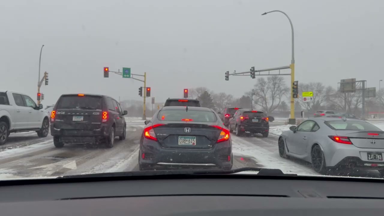 Manejando bajo la nieve ❄️ | Una experiencia real