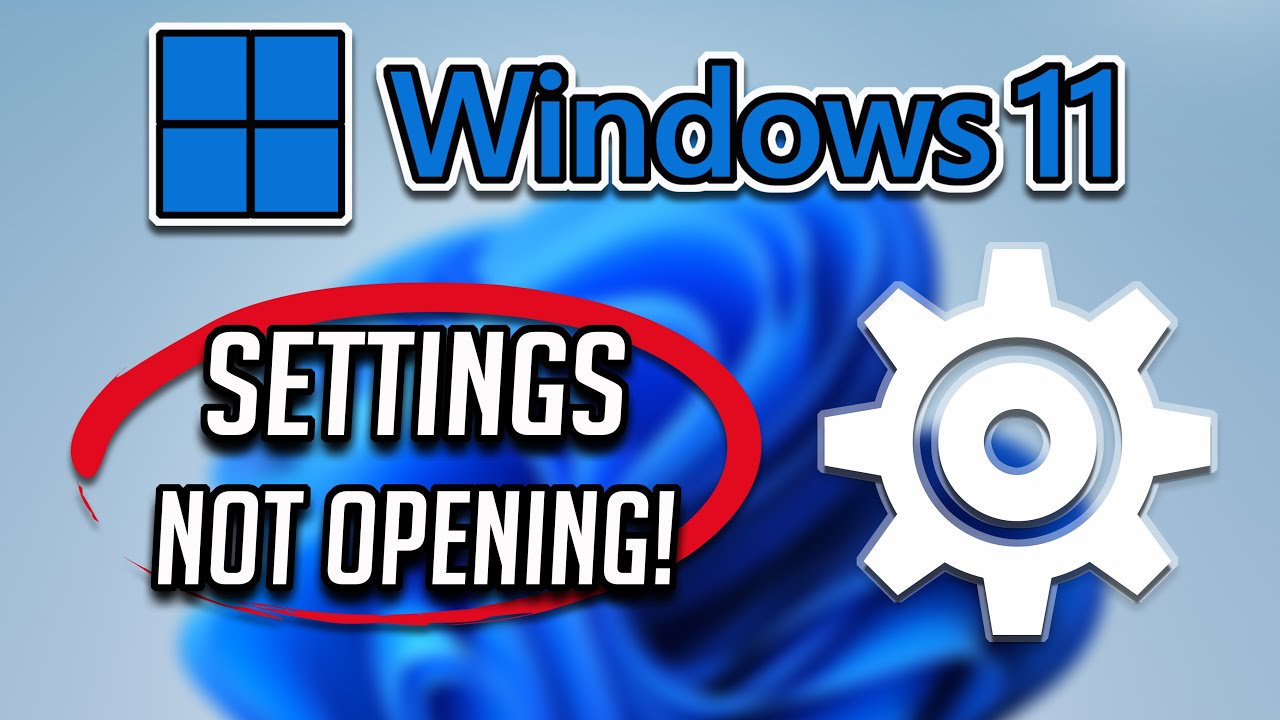 Windows 11 Settings App Not Opening Working Fixed [2026]