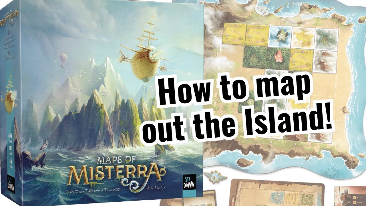 How To play the board game Maps of Misterra