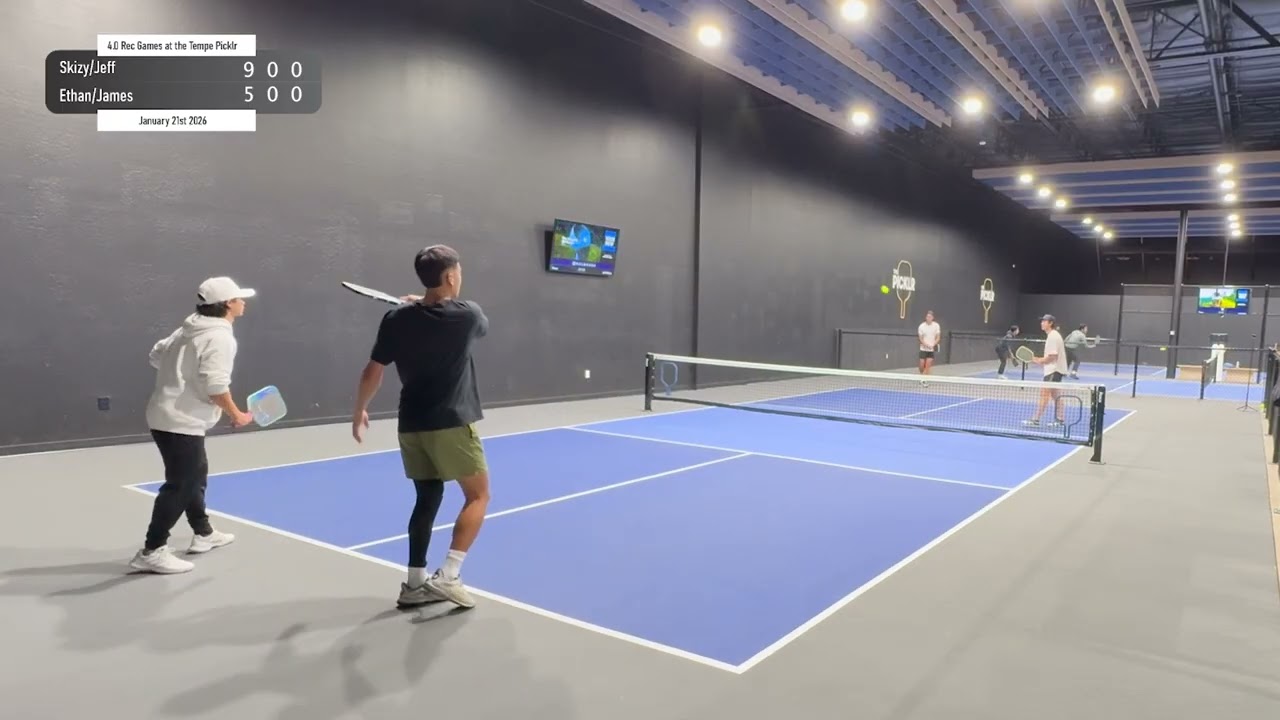 Rec games at the Tempe Picklr (2.0 gameplay)