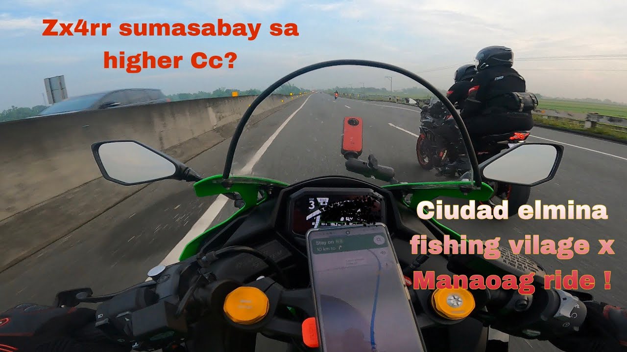 Zx4rr sumasabay sa higher cc's? Ciudad Elmina pangasinan Ride x Manaoag | sportsbike ride with 650s!