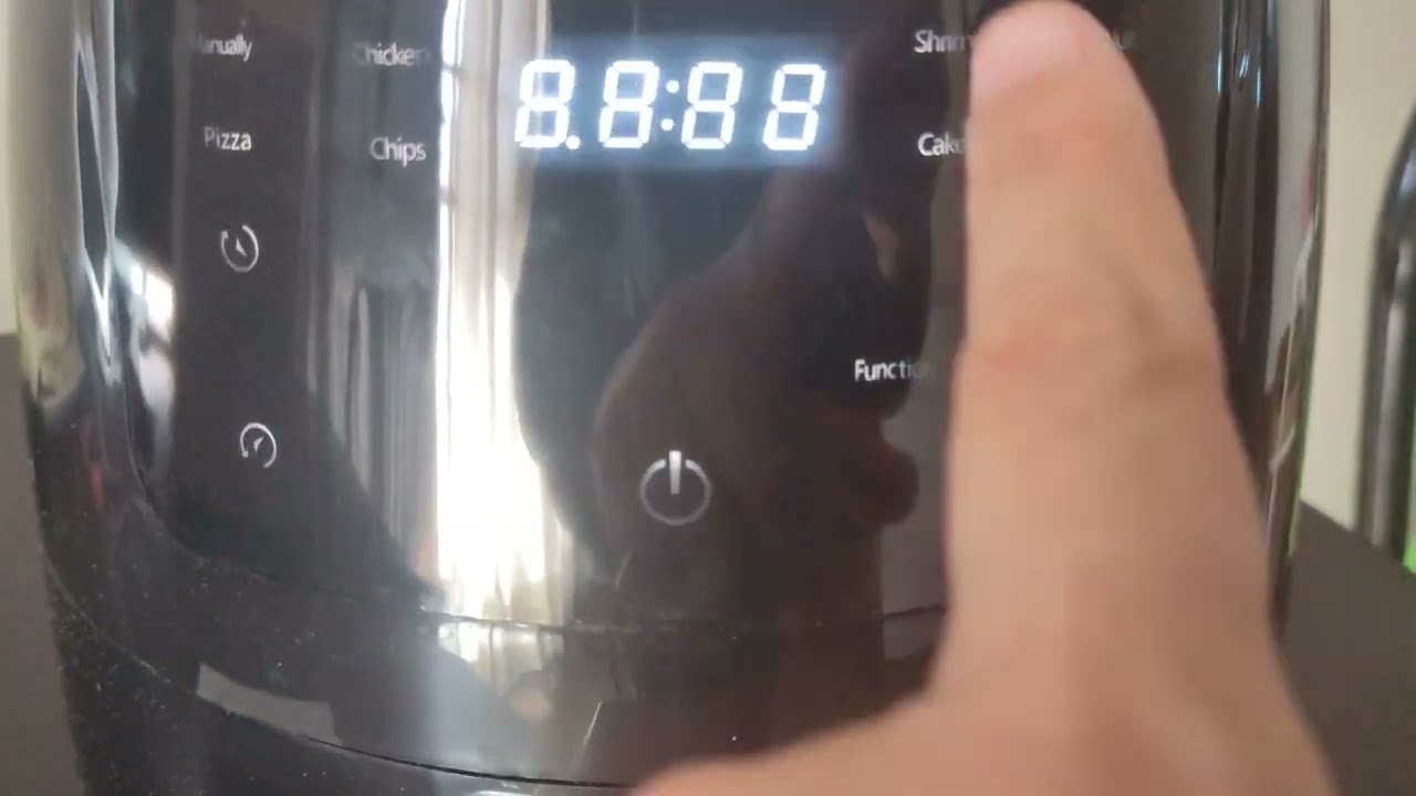 Freidora de aire china como funcionan los botones tutorial