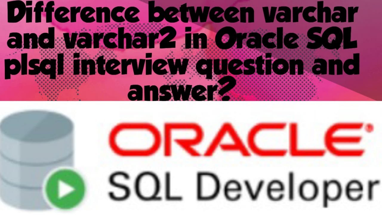 Difference between char, varchar and varchar2 in oracle sql plsql interview question and answer.