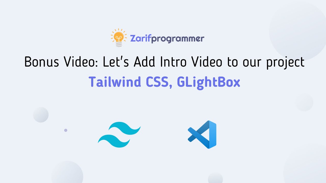 Bonus Video Let's Add Intro Video to our project