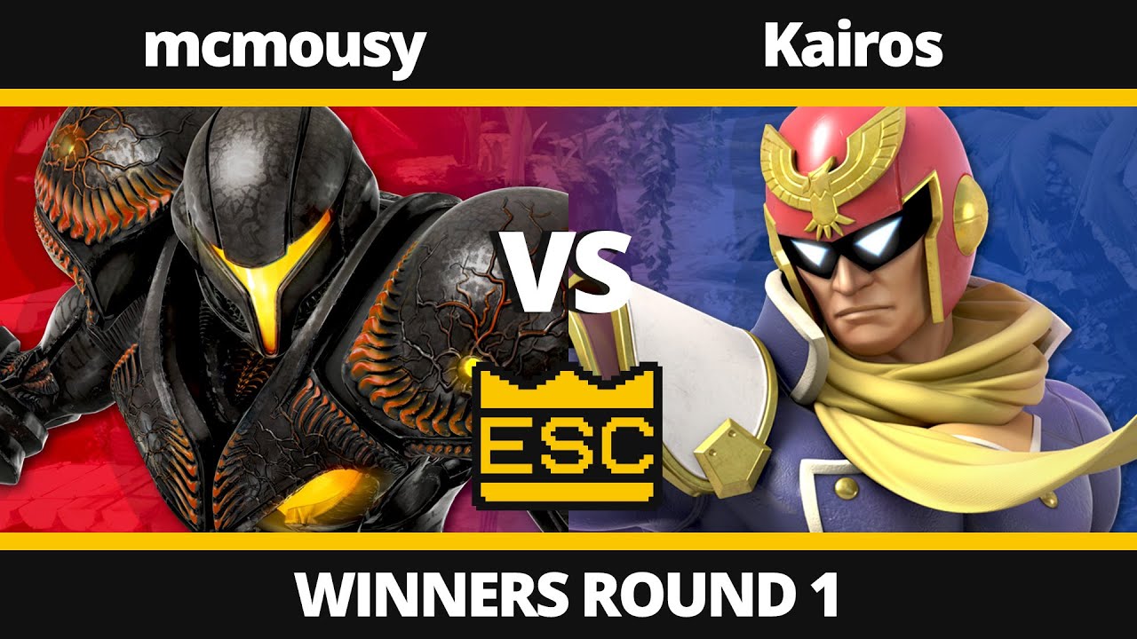 ESC 28 - Winners Round 1 - mcmousy (Dark Samus) Vs. Kairos (Captain Falcon) - SSBU Local Tournament